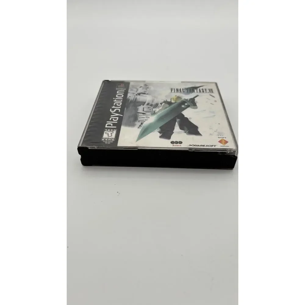 Final Fantasy 7 PlayStation Black Label -Tested Works No Manual
